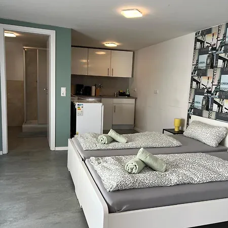 Apartamento Modernes Monteurzimmer Mit Zwei Einzelbetten Laudenbach (Rhein-Neckar)